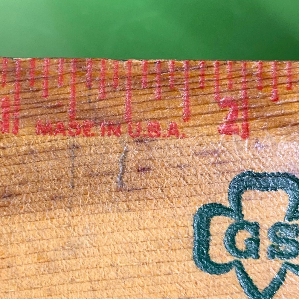 Girl Scouts Wood Ruler - Picture 6 of 6